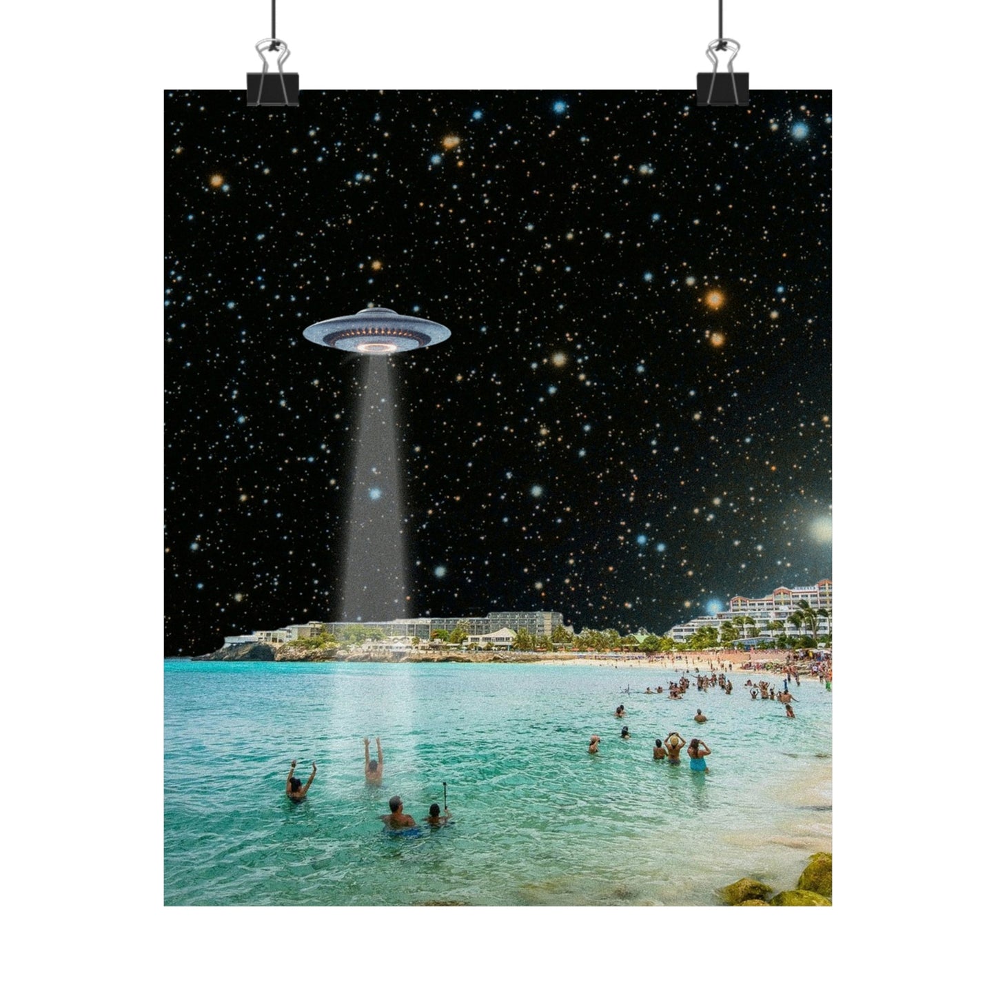 "Night Swim" Art Print