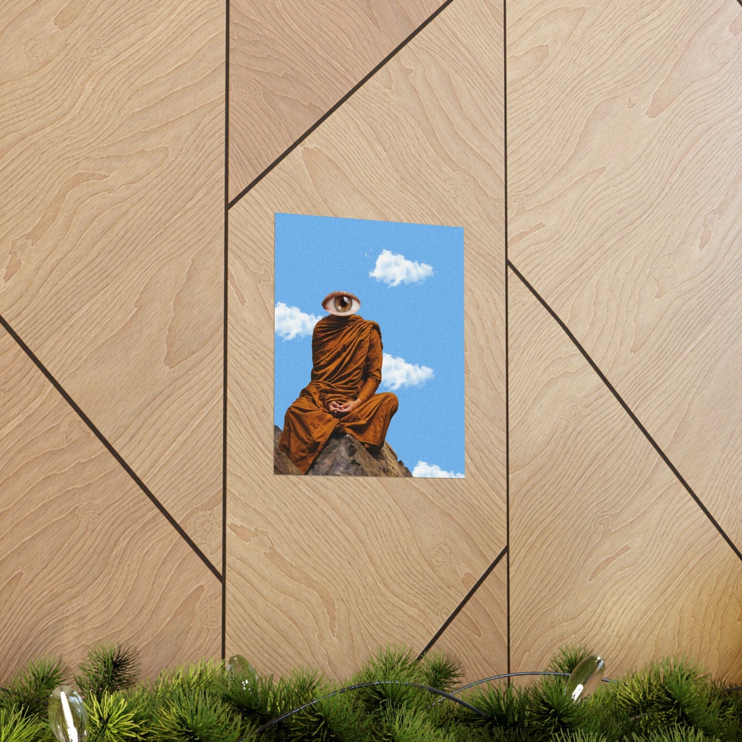 "Spiritual Monk" Art Print