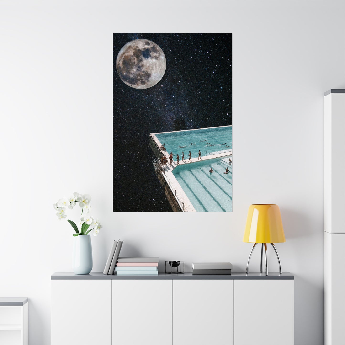 "Space Swimming" Art Print