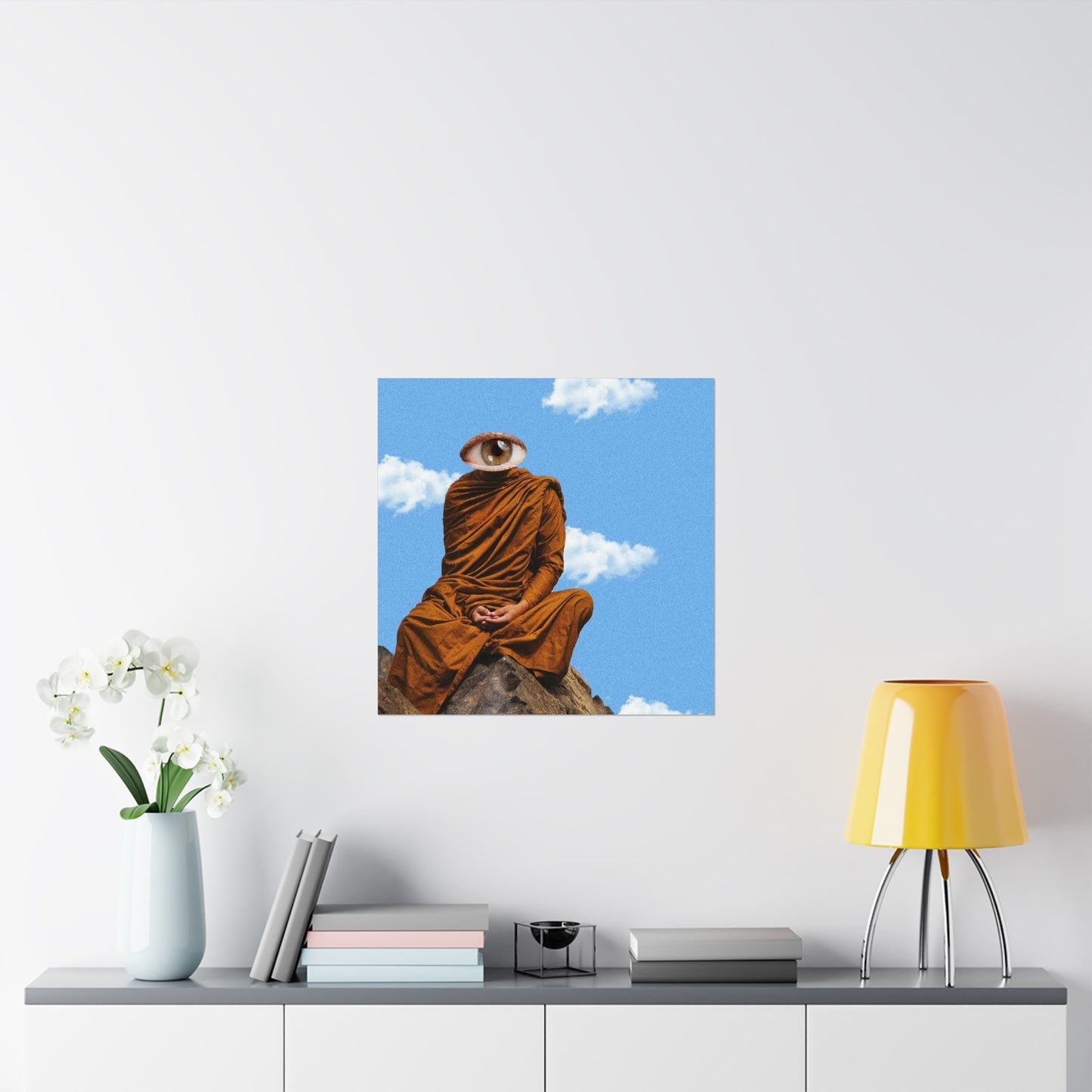 "Spiritual Monk" Art Print