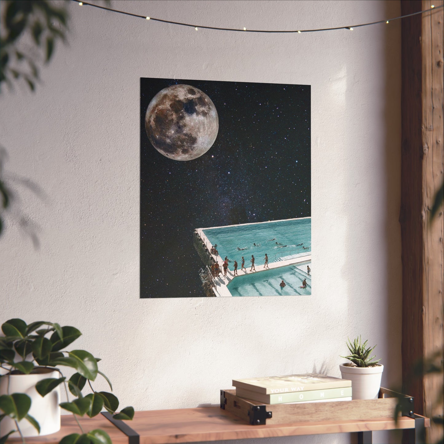 "Space Swimming" Art Print