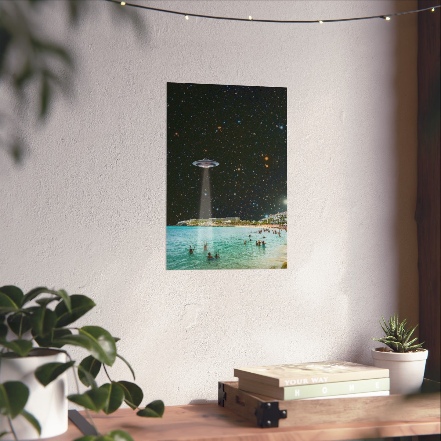 "Night Swim" Art Print