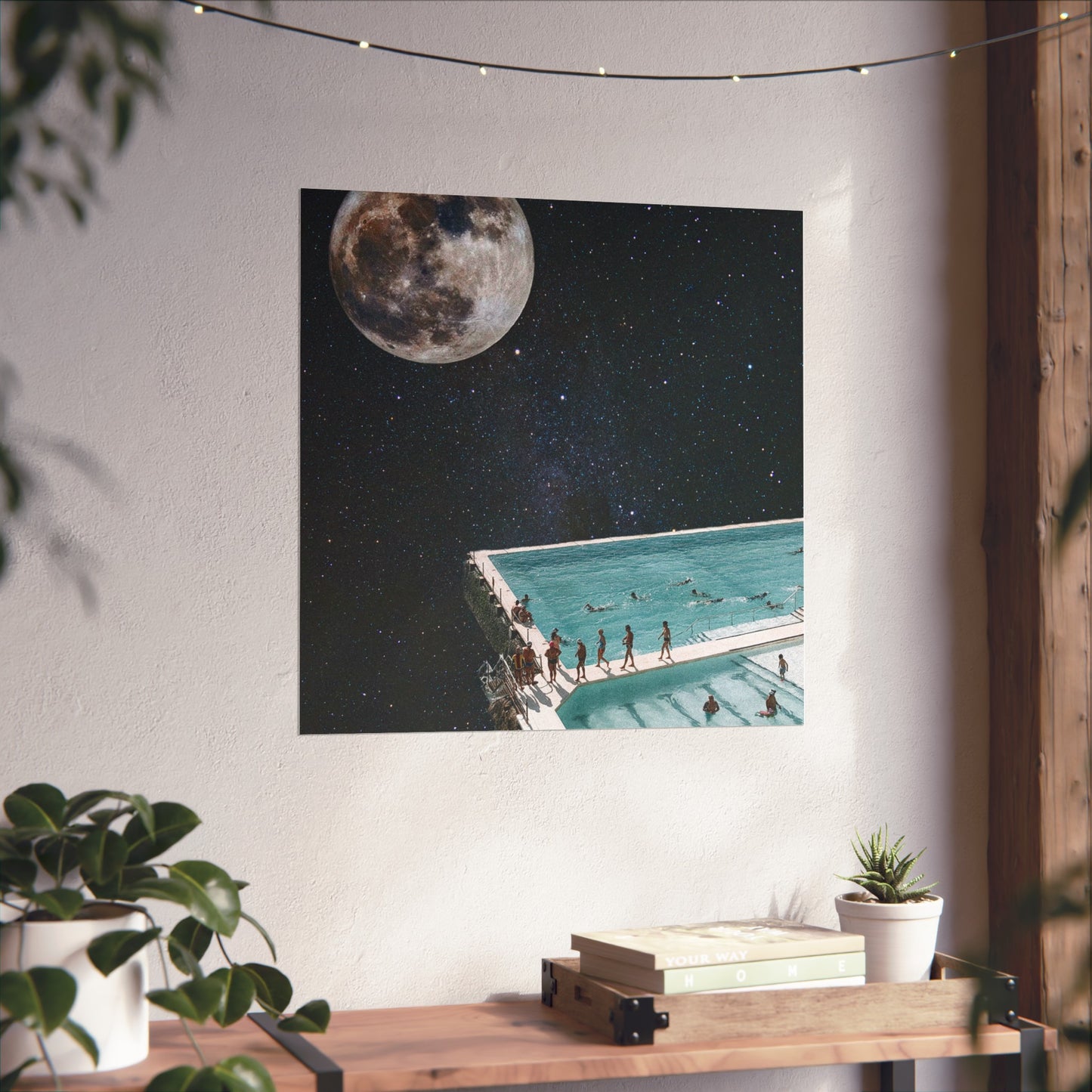 "Space Swimming" Art Print