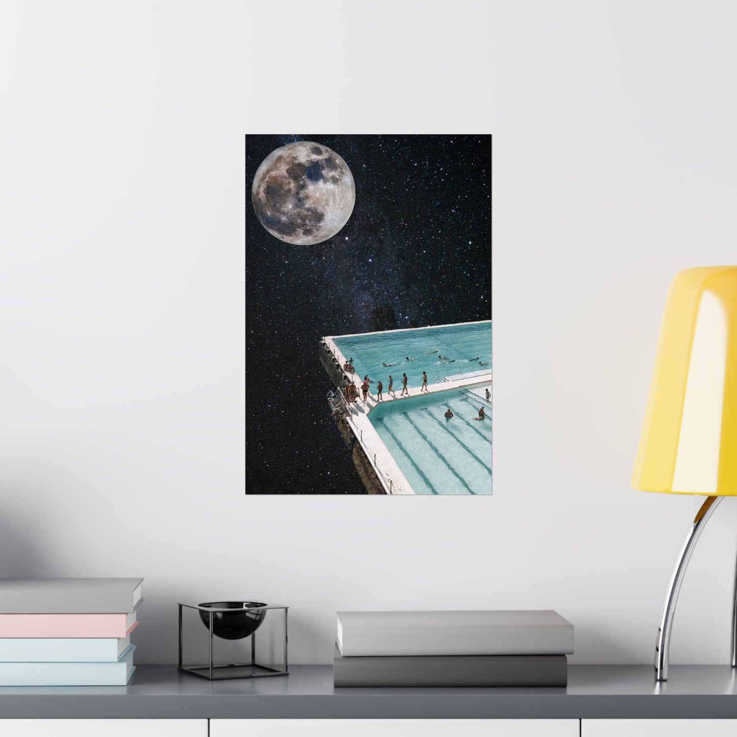 "Space Swimming" Art Print