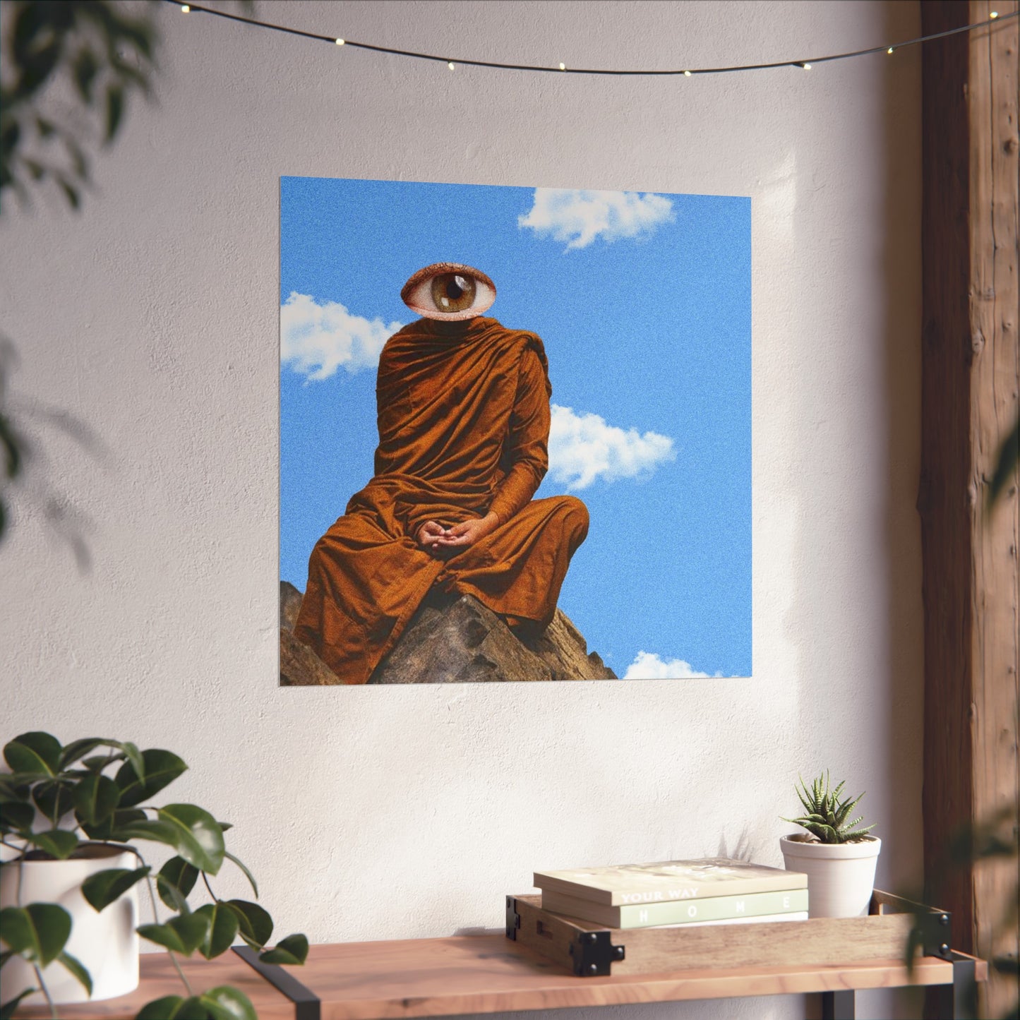 "Spiritual Monk" Art Print