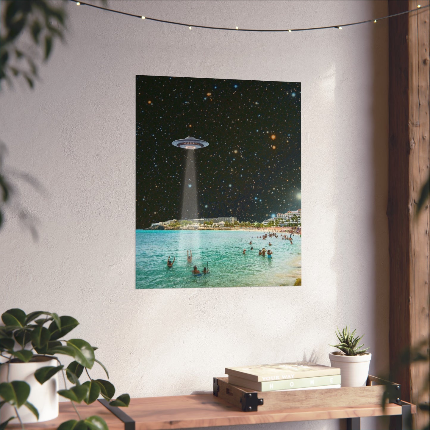 "Night Swim" Art Print