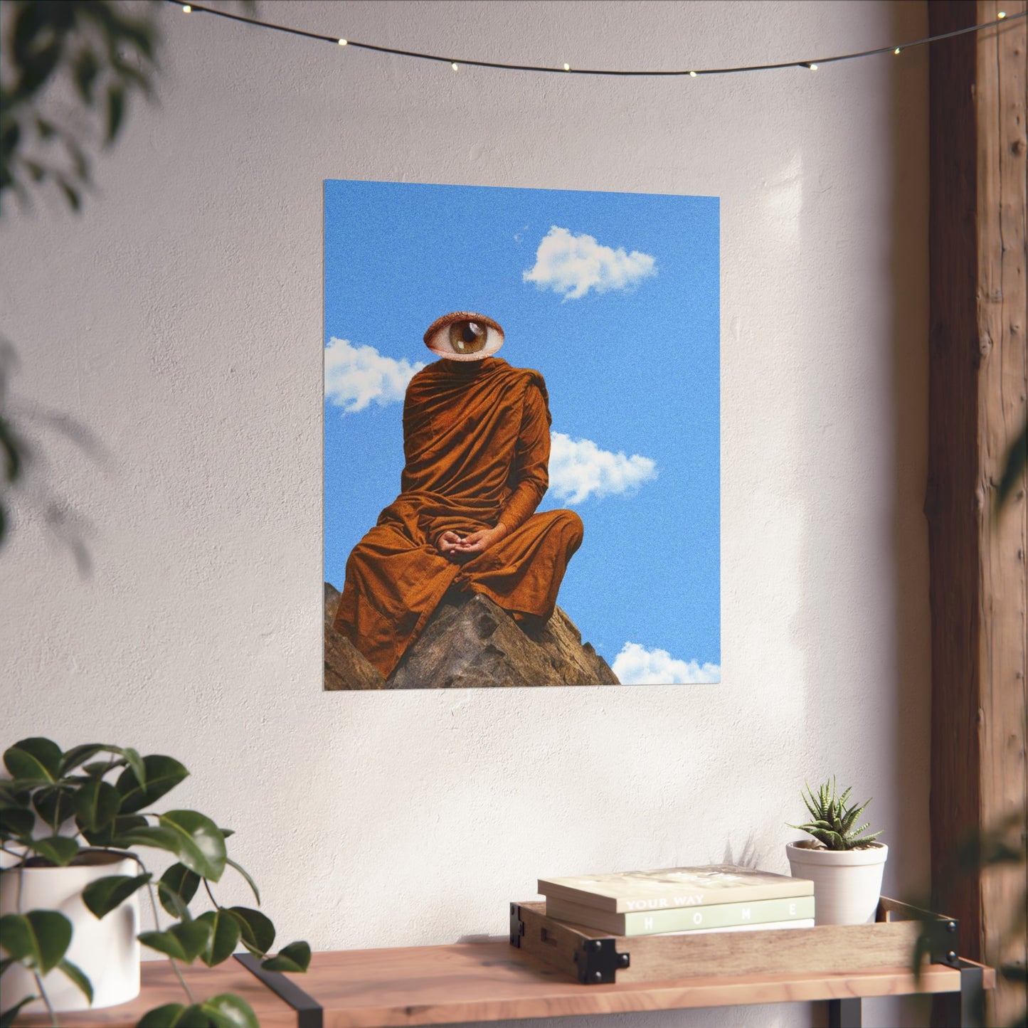 "Spiritual Monk" Art Print