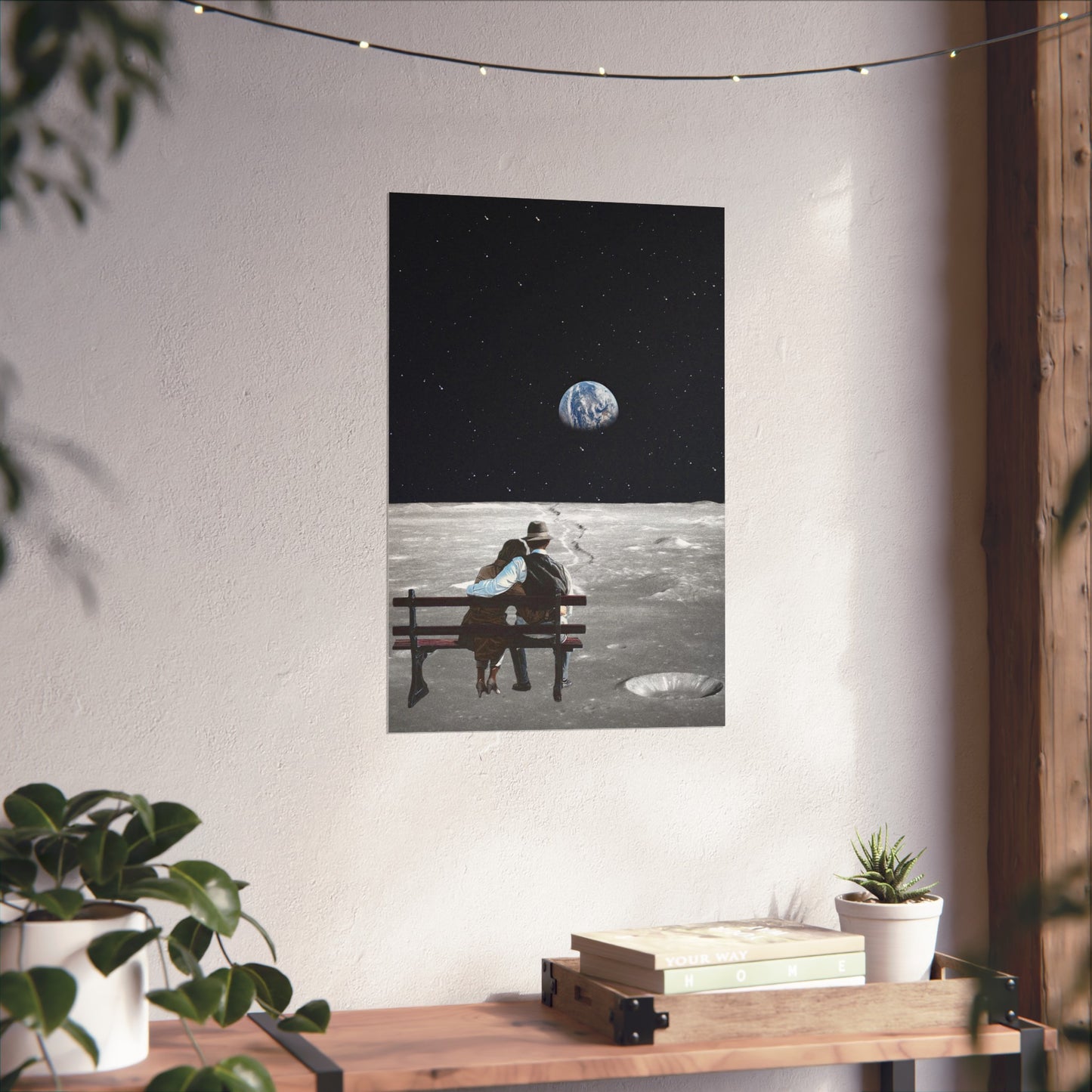 "Fly Me To The Moon" Art Print