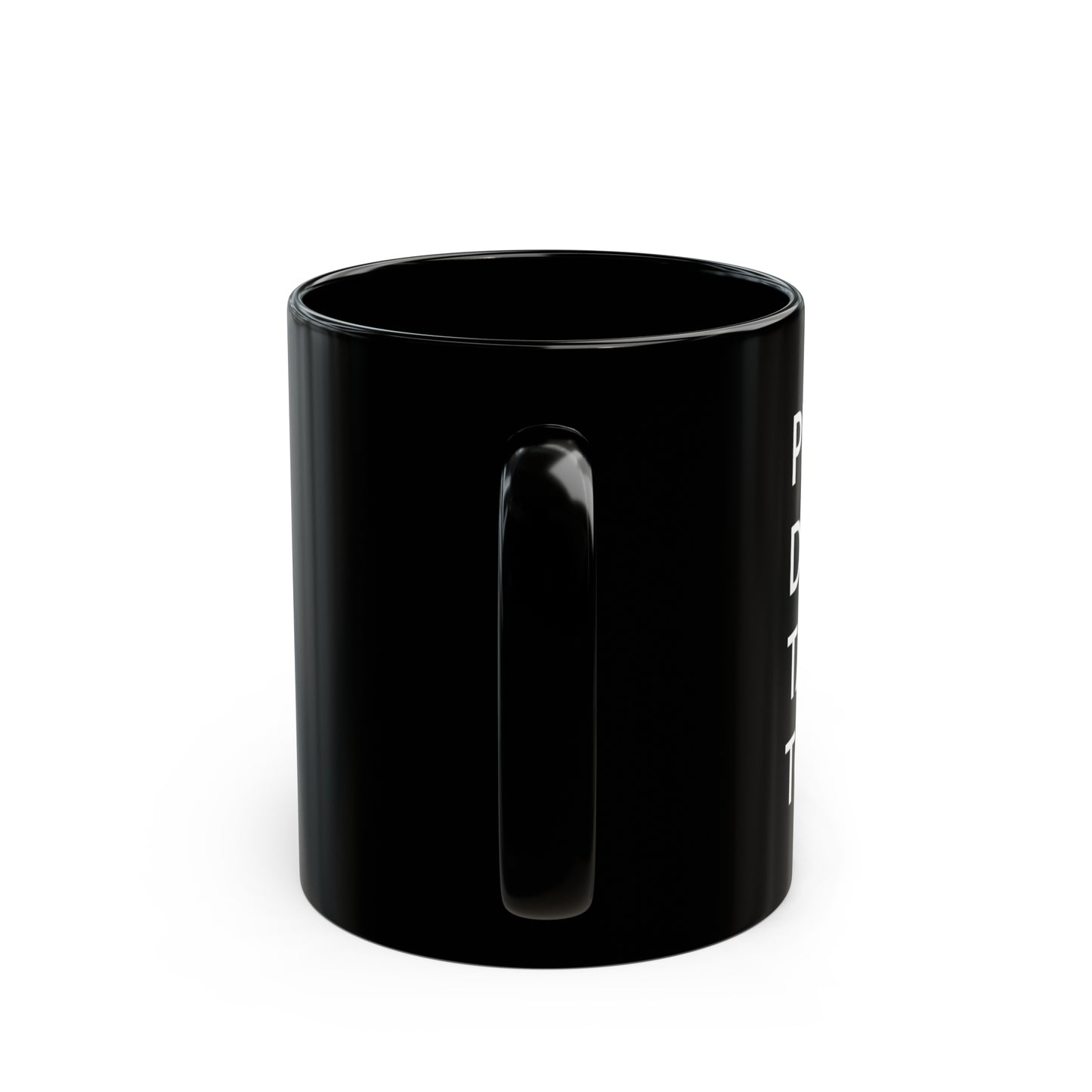 "Please don't talk to me" Black Mug (11oz, 15oz)