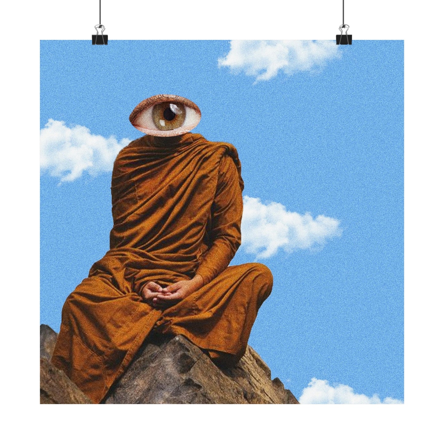 "Spiritual Monk" Art Print