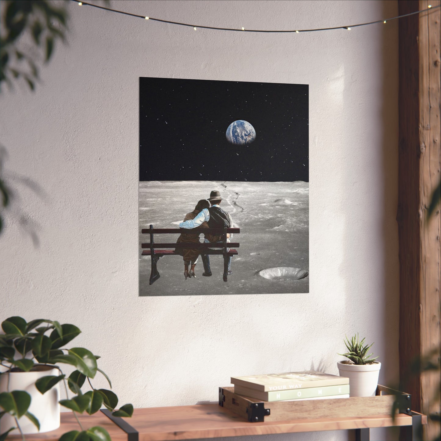 "Fly Me To The Moon" Art Print