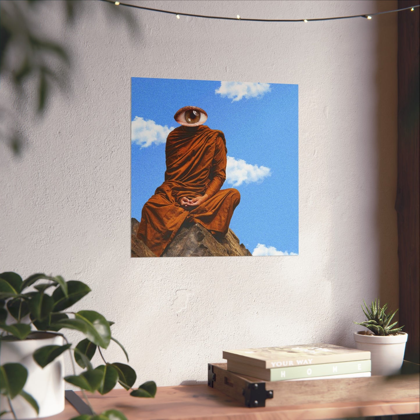 "Spiritual Monk" Art Print