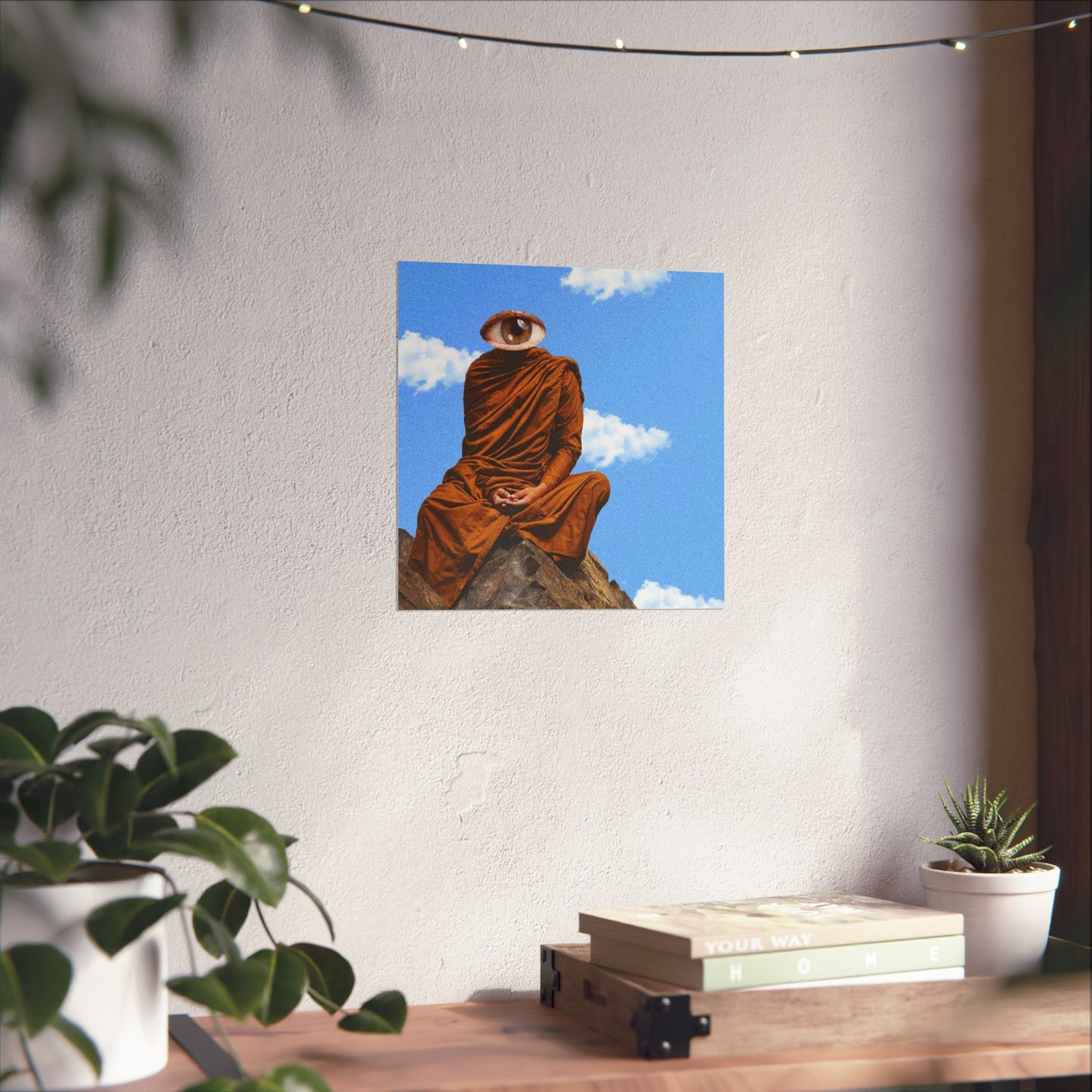 "Spiritual Monk" Art Print