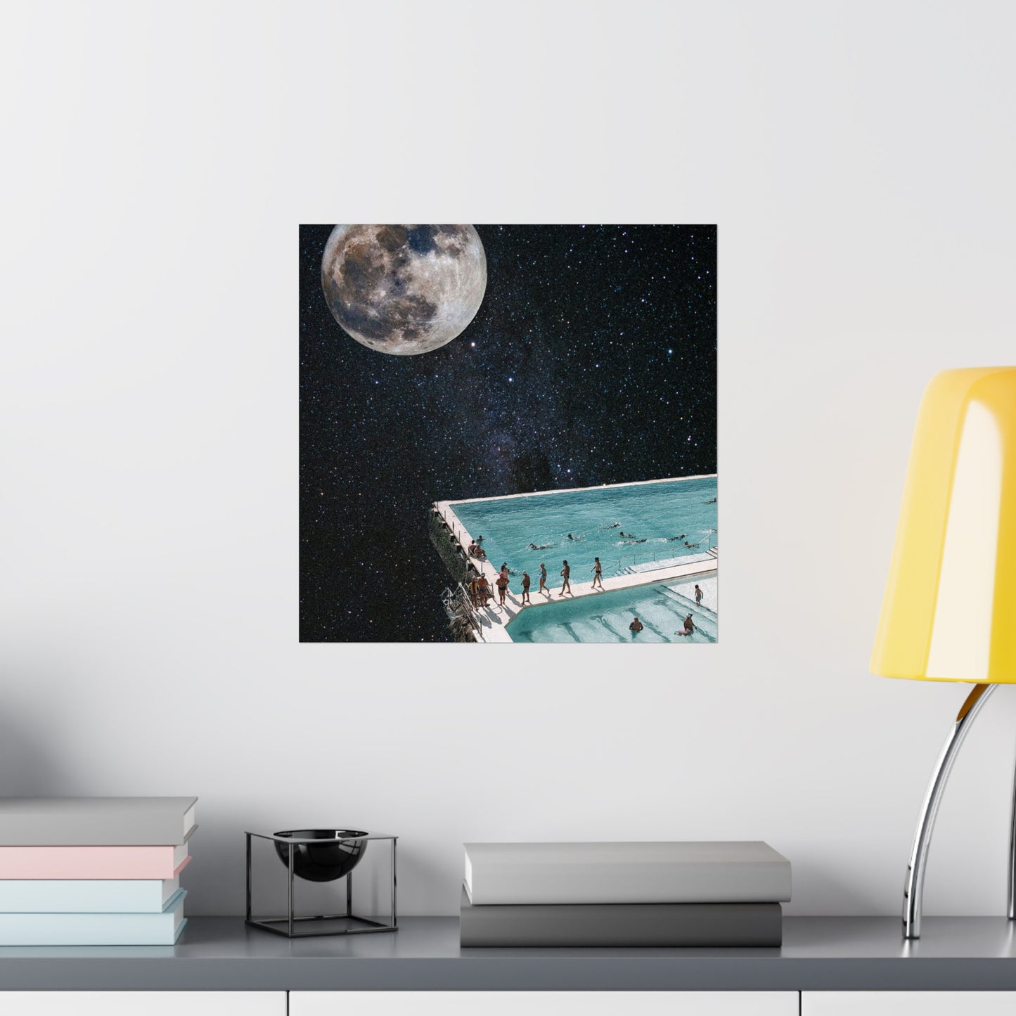 "Space Swimming" Art Print