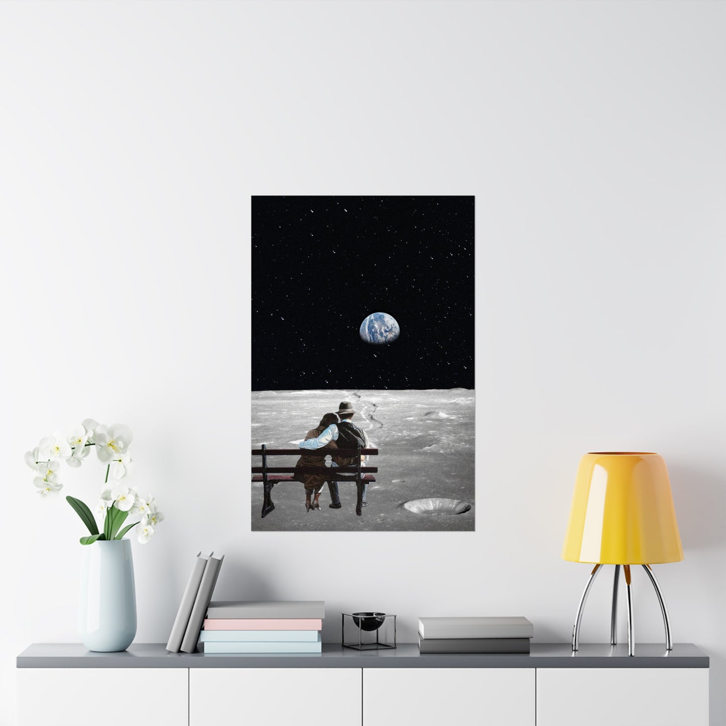 "Fly Me To The Moon" Art Print