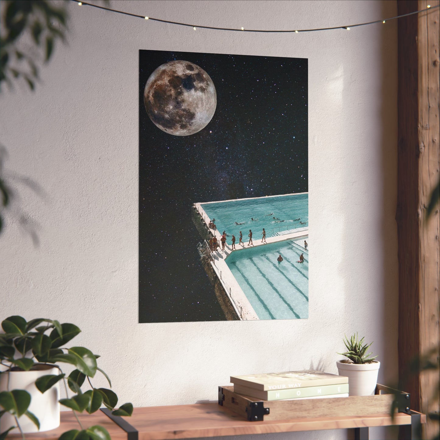 "Space Swimming" Art Print