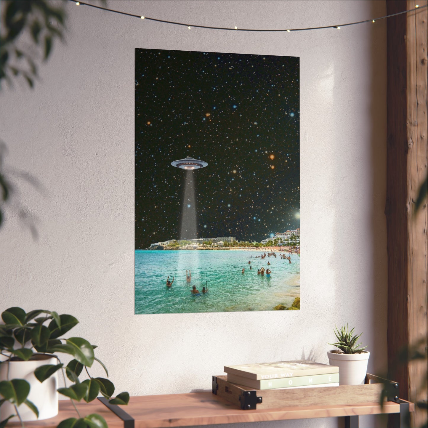 "Night Swim" Art Print