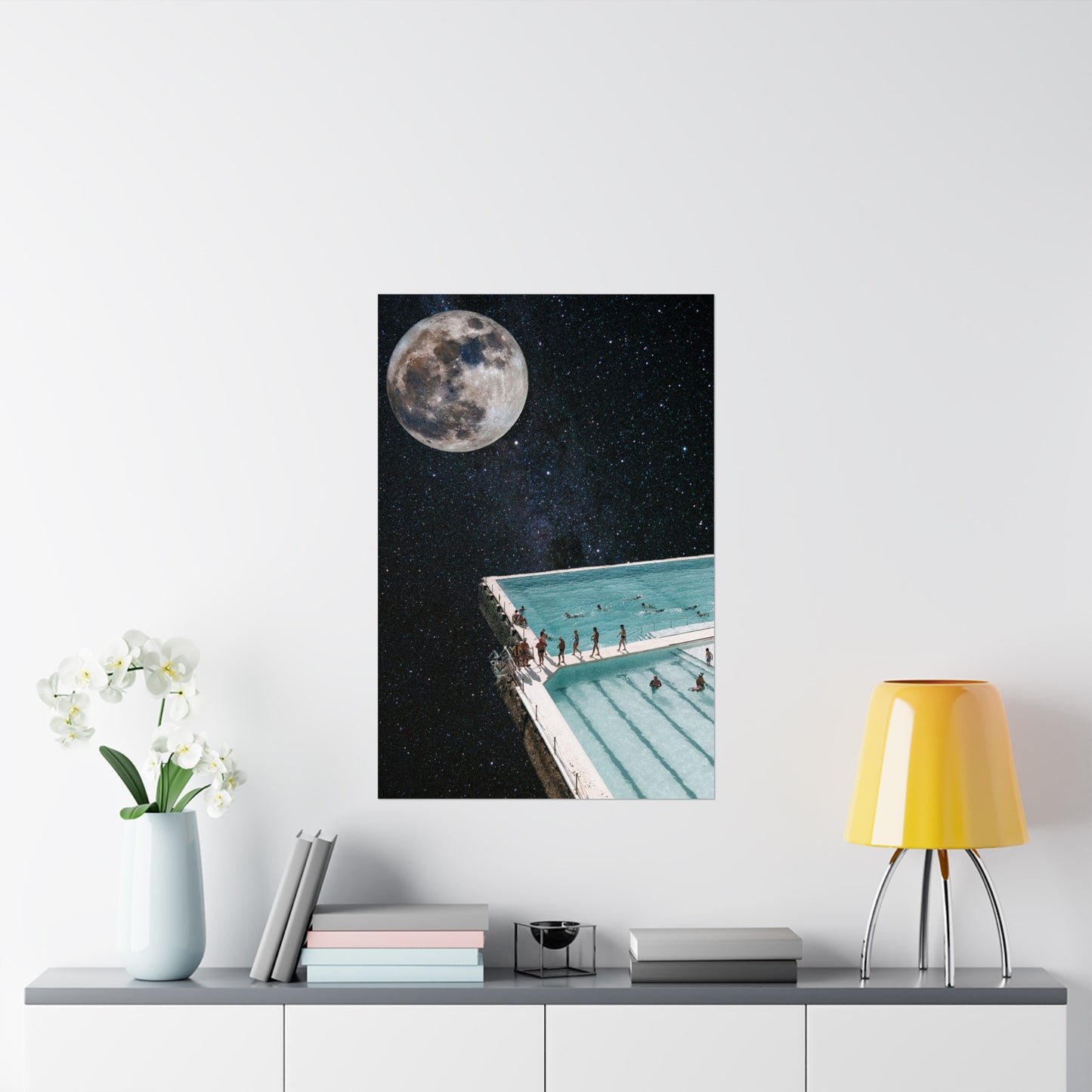 "Space Swimming" Art Print