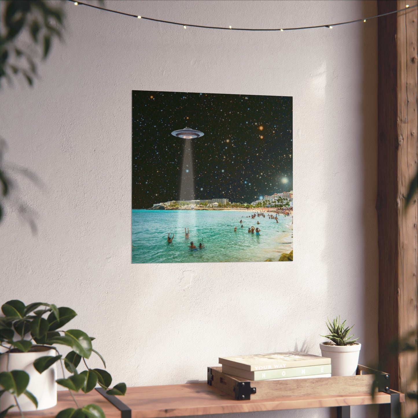 "Night Swim" Art Print