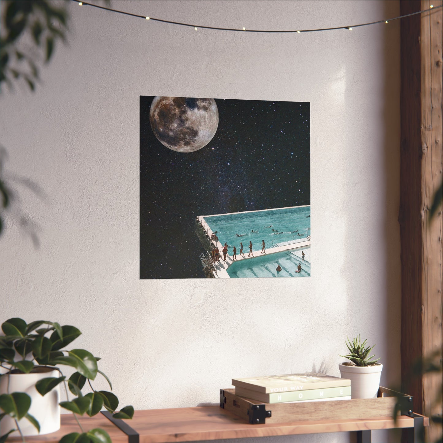 "Space Swimming" Art Print