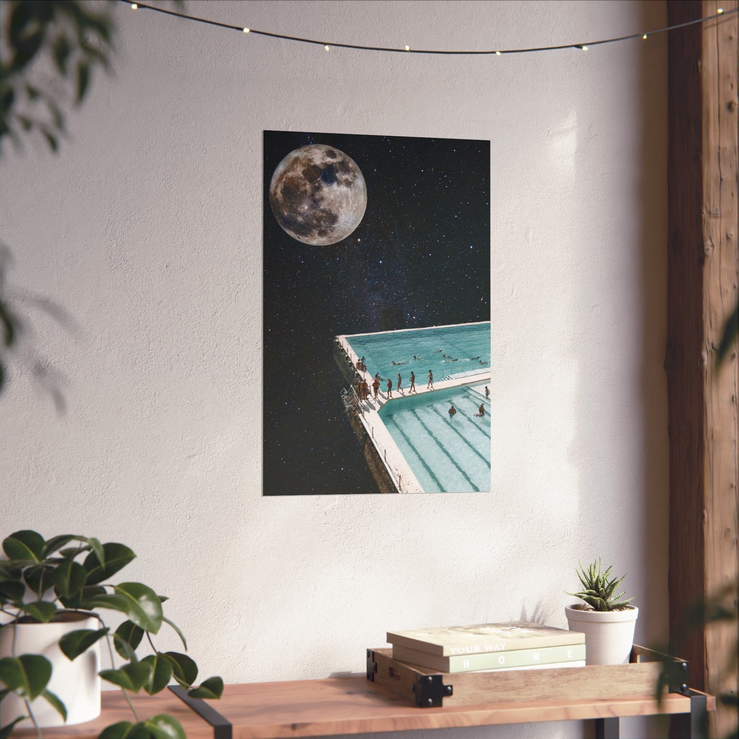 "Space Swimming" Art Print