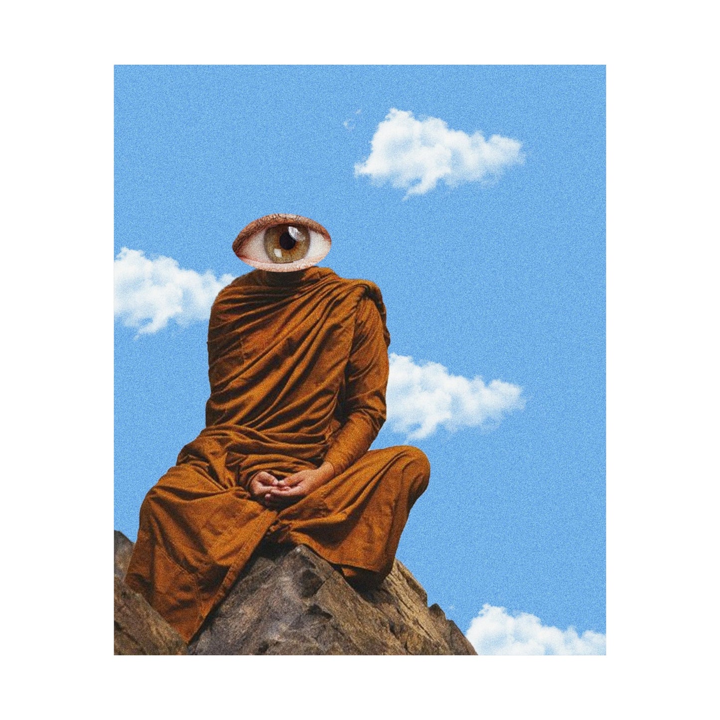 "Spiritual Monk" Art Print