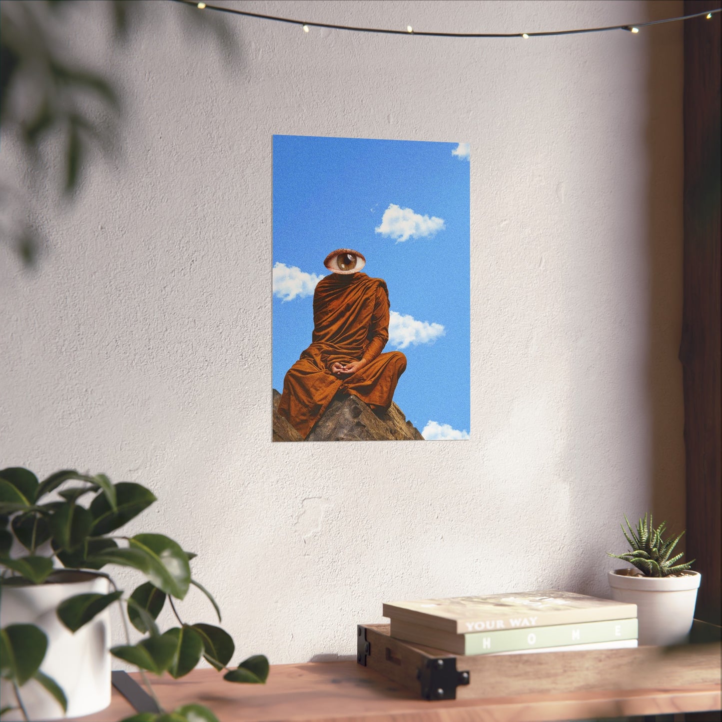 "Spiritual Monk" Art Print