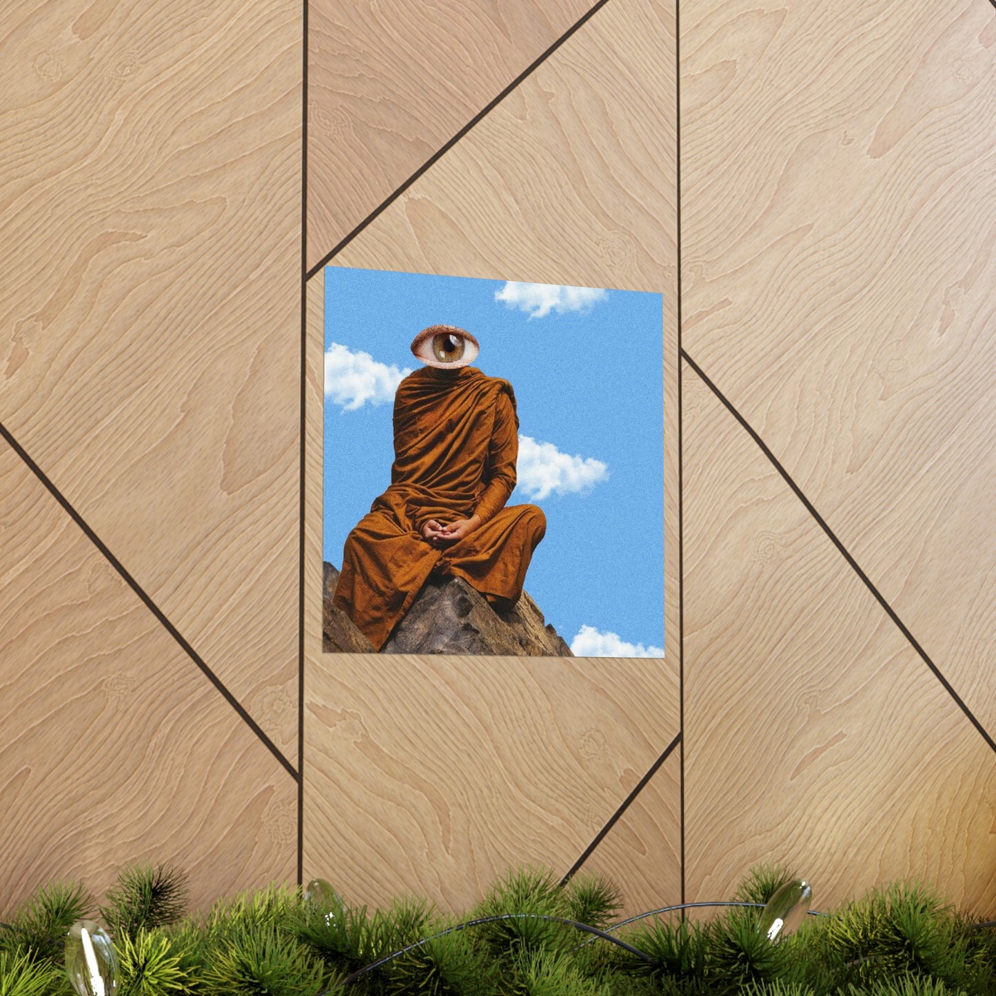 "Spiritual Monk" Art Print