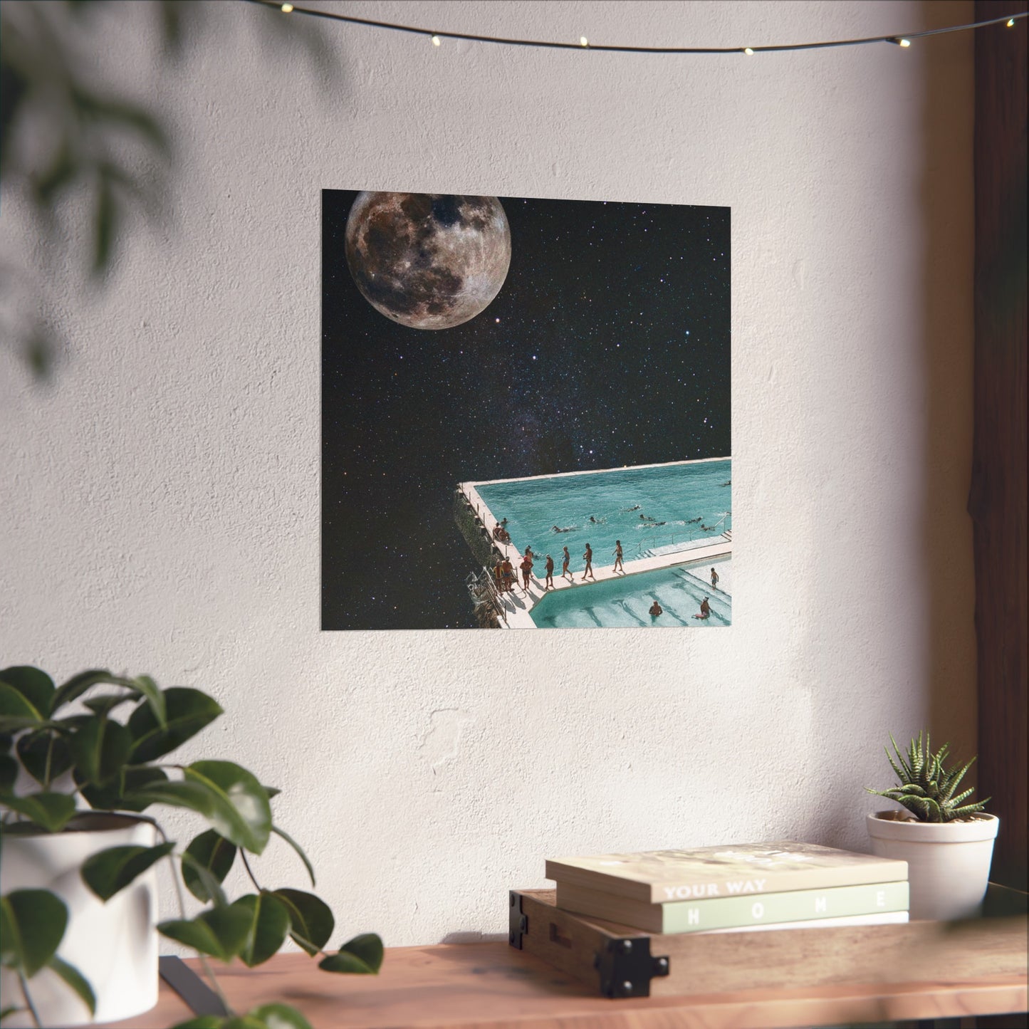 "Space Swimming" Art Print