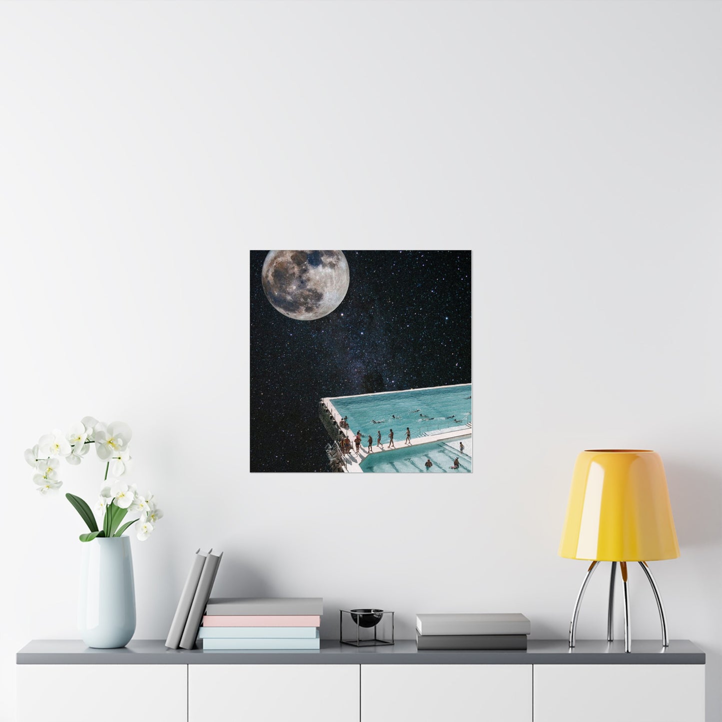 "Space Swimming" Art Print