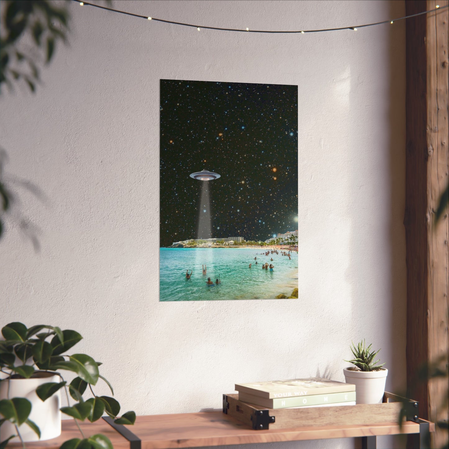 "Night Swim" Art Print