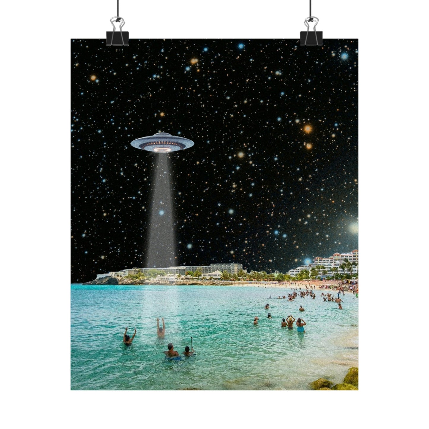 "Night Swim" Art Print