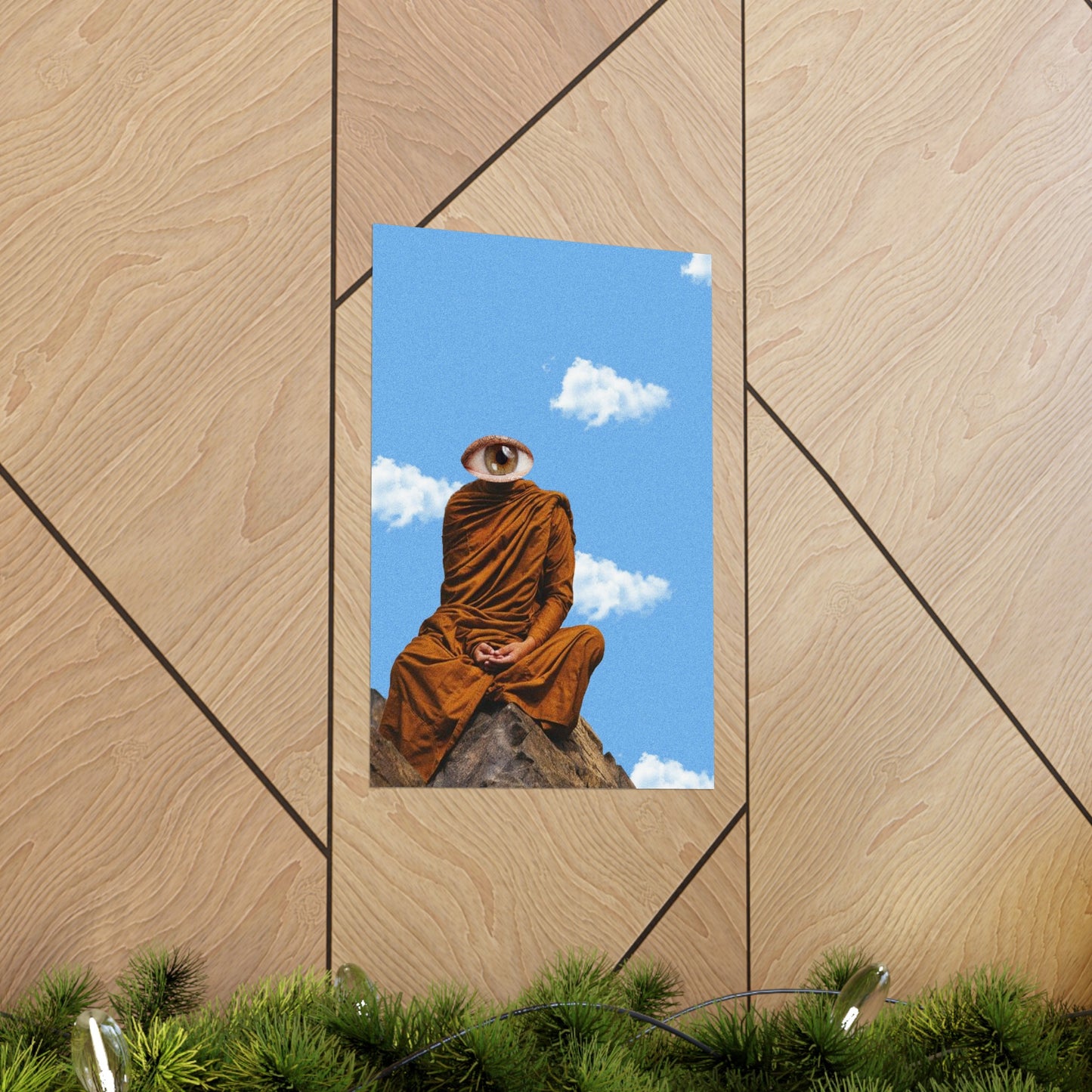 "Spiritual Monk" Art Print