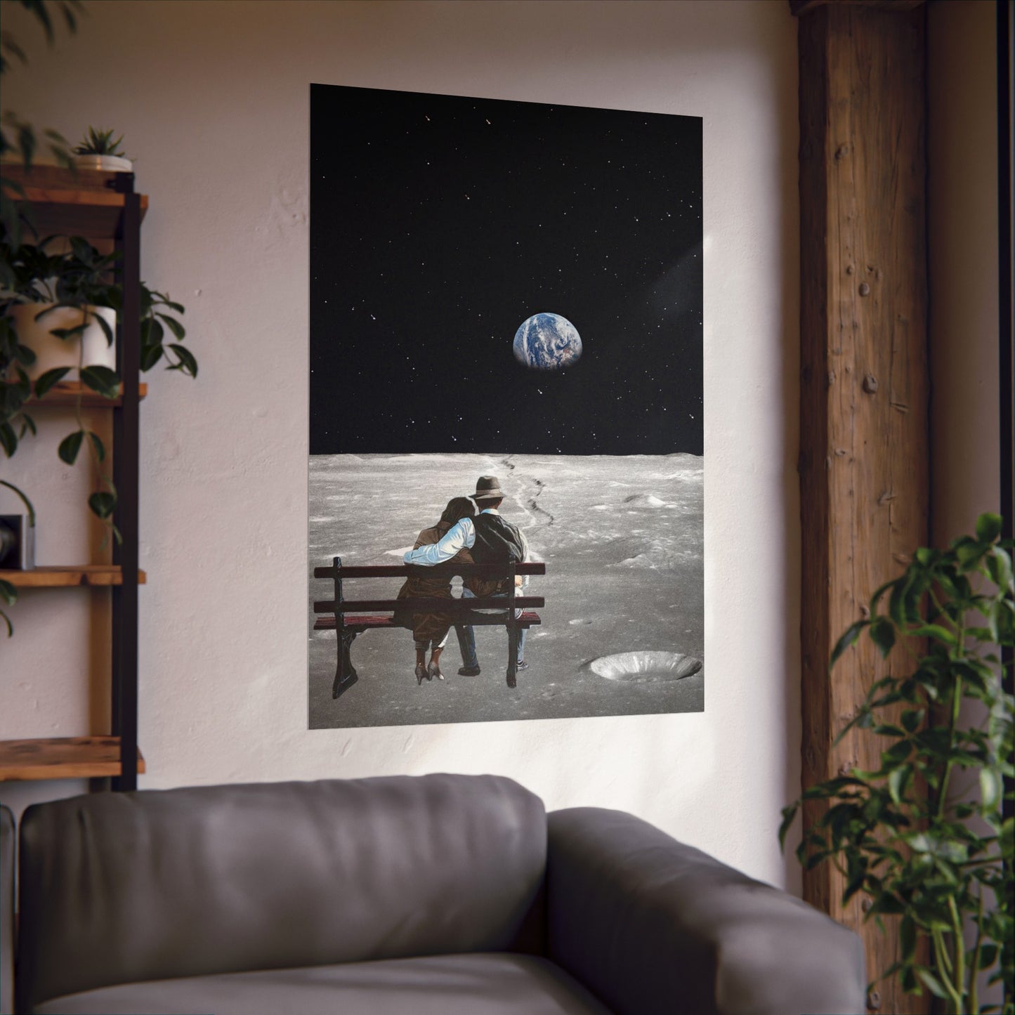 "Fly Me To The Moon" Art Print