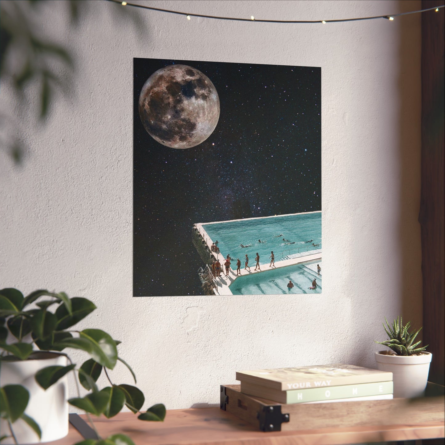 "Space Swimming" Art Print