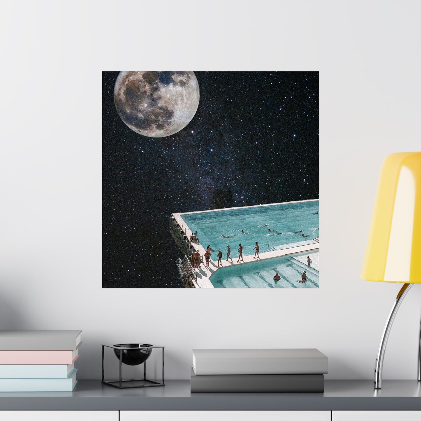 "Space Swimming" Art Print