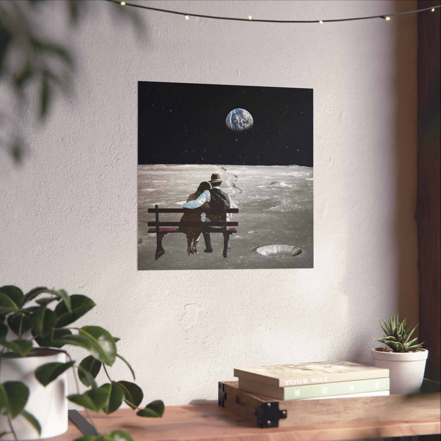 "Fly Me To The Moon" Art Print