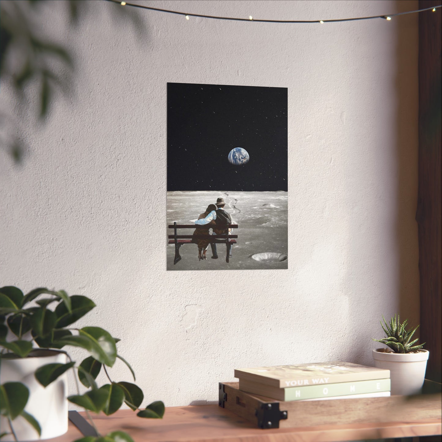 "Fly Me To The Moon" Art Print