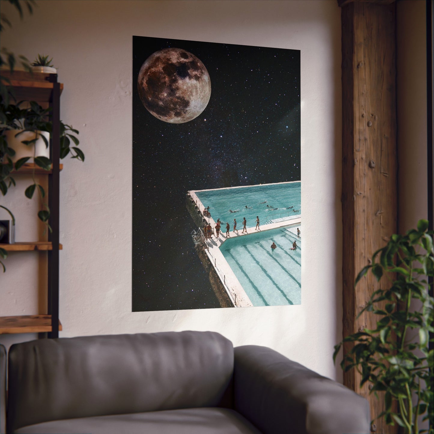 "Space Swimming" Art Print