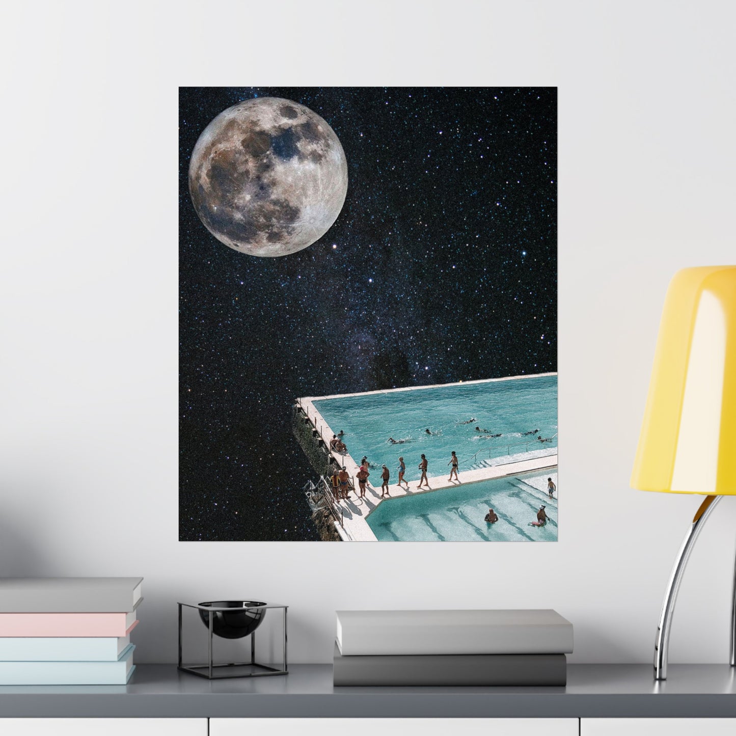 "Space Swimming" Art Print