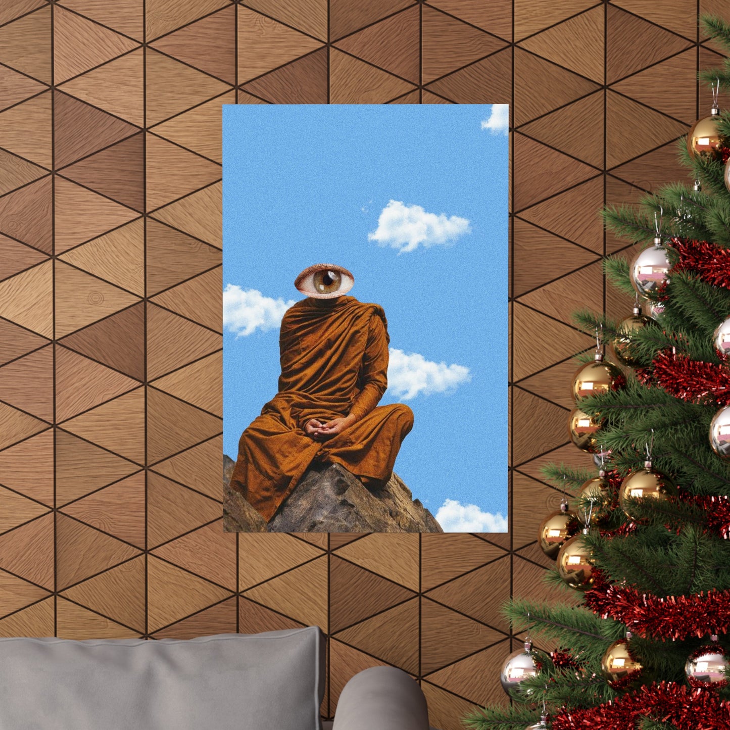 "Spiritual Monk" Art Print