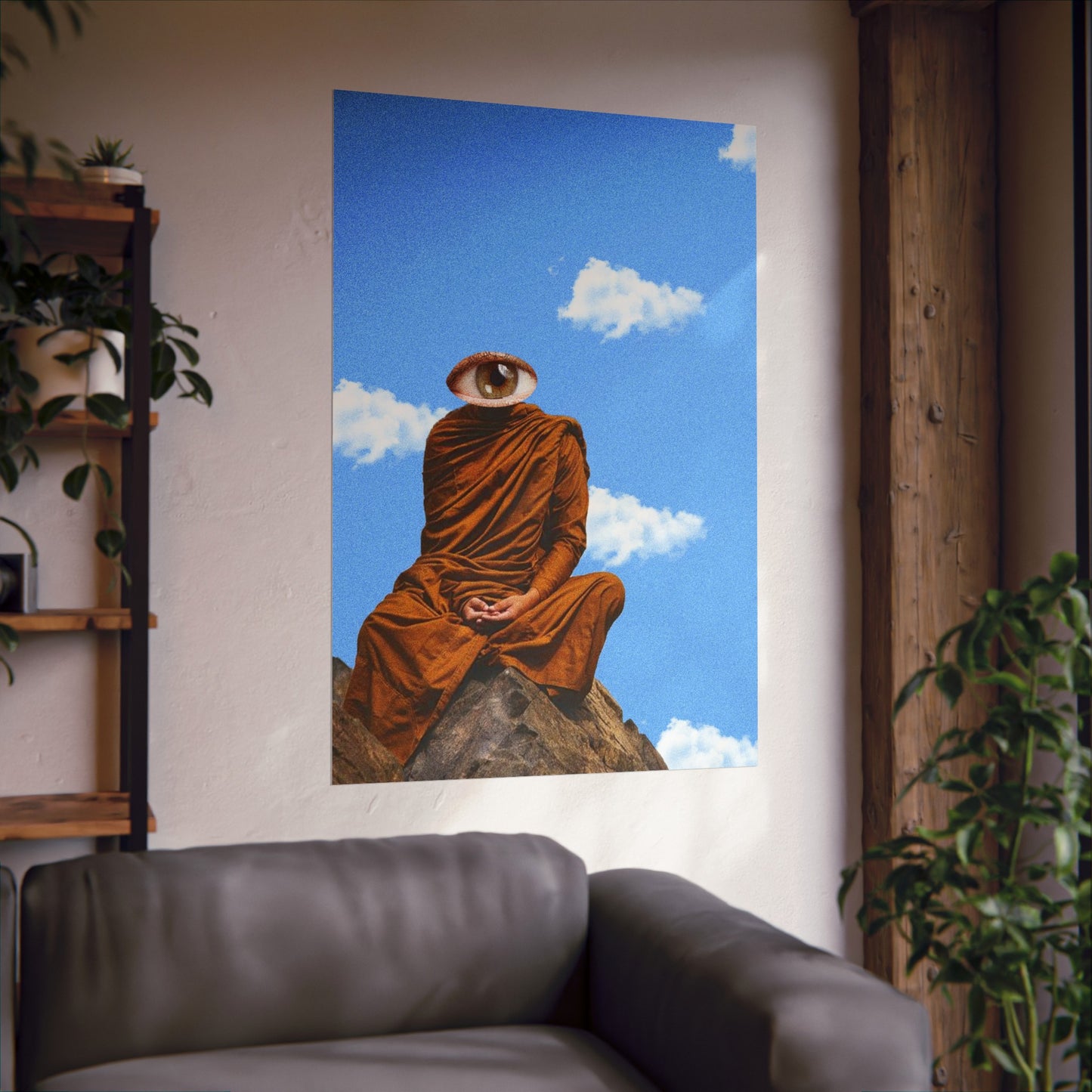 "Spiritual Monk" Art Print