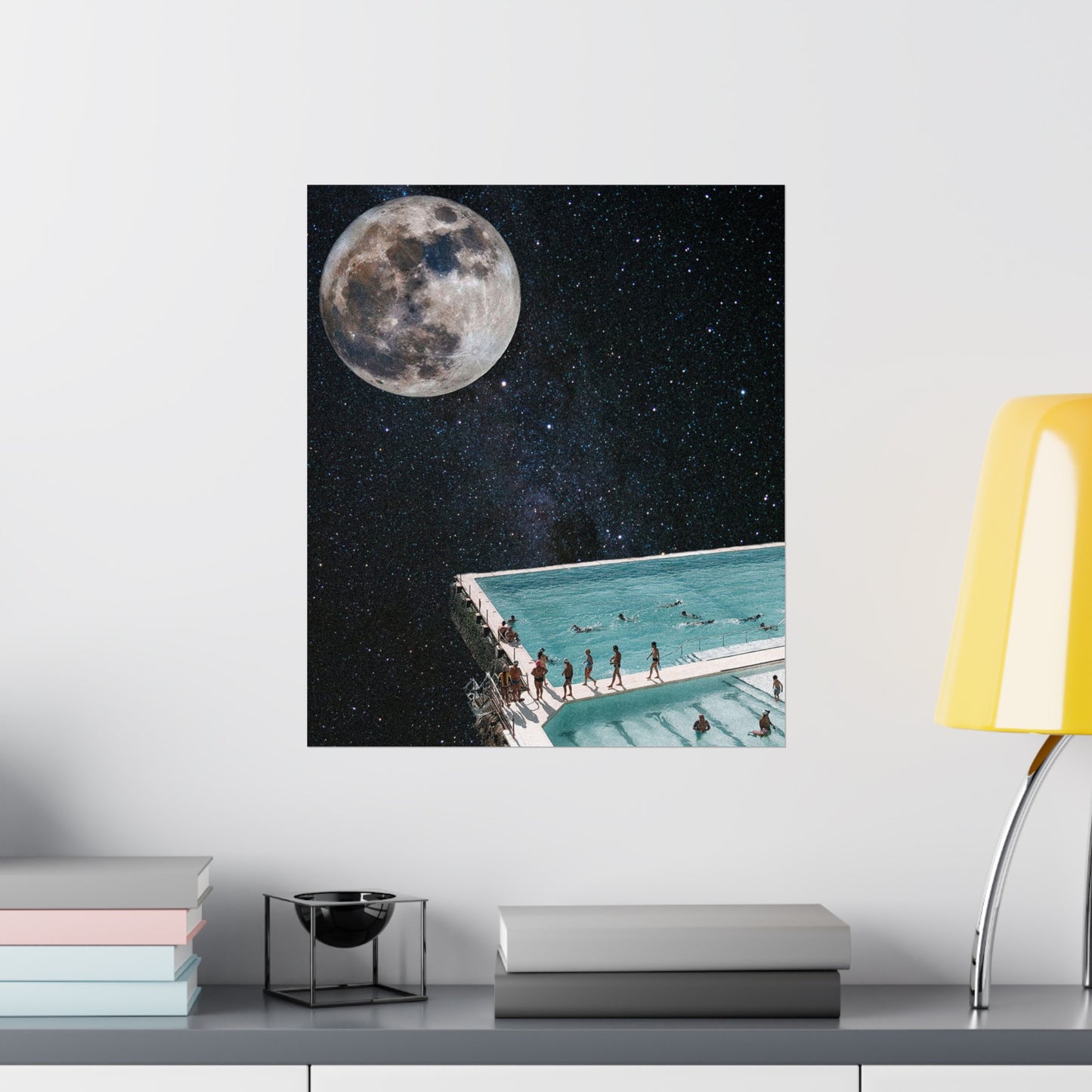 "Space Swimming" Art Print