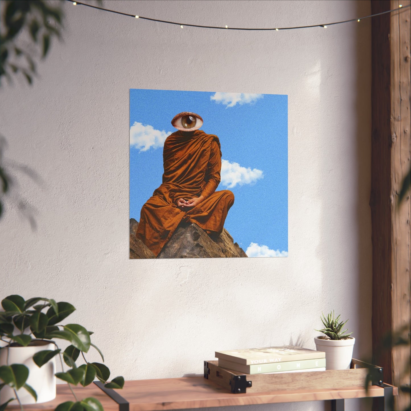 "Spiritual Monk" Art Print