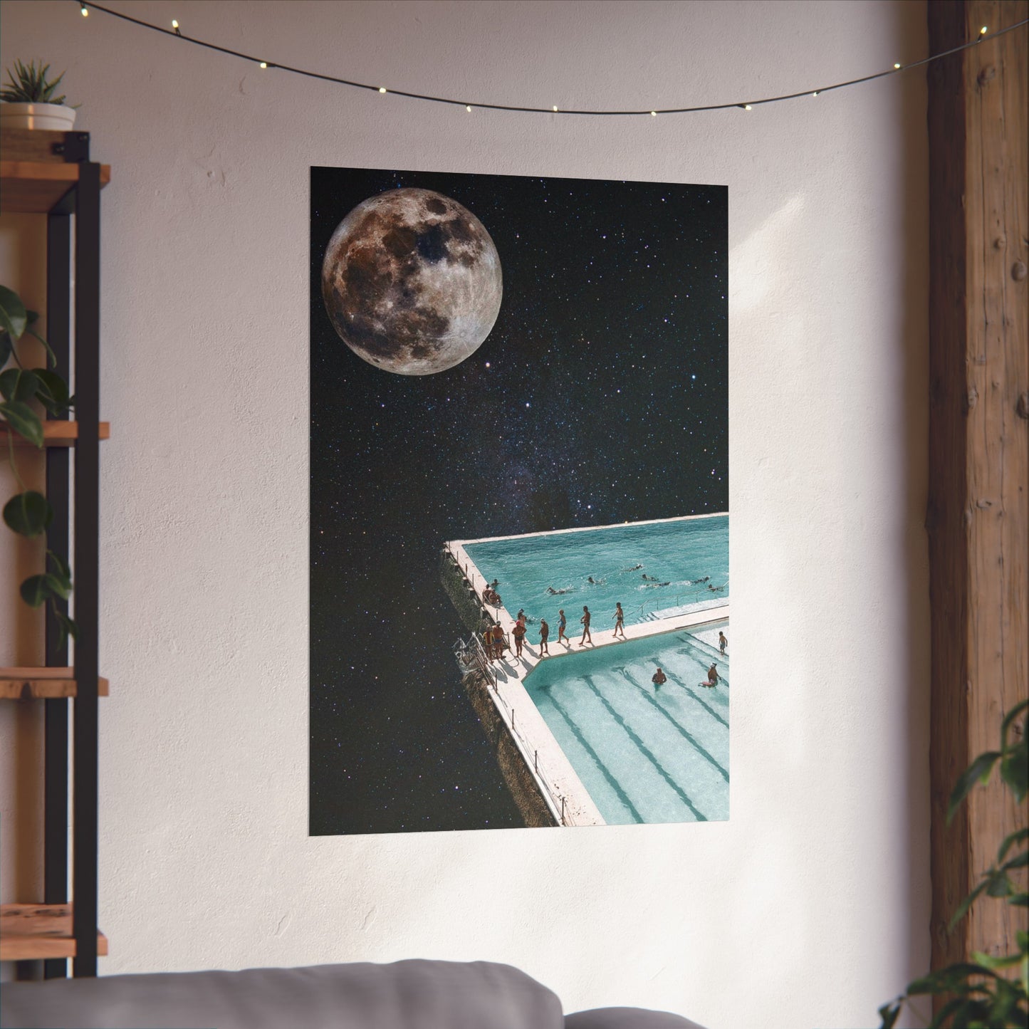 "Space Swimming" Art Print