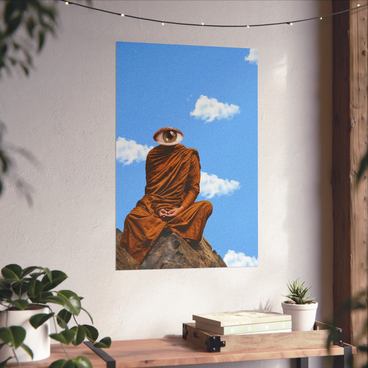 "Spiritual Monk" Art Print