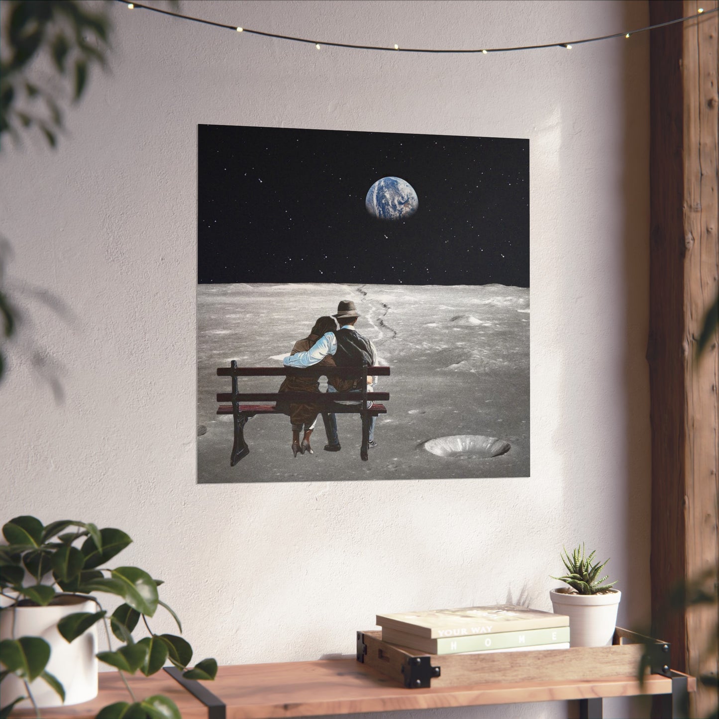 "Fly Me To The Moon" Art Print