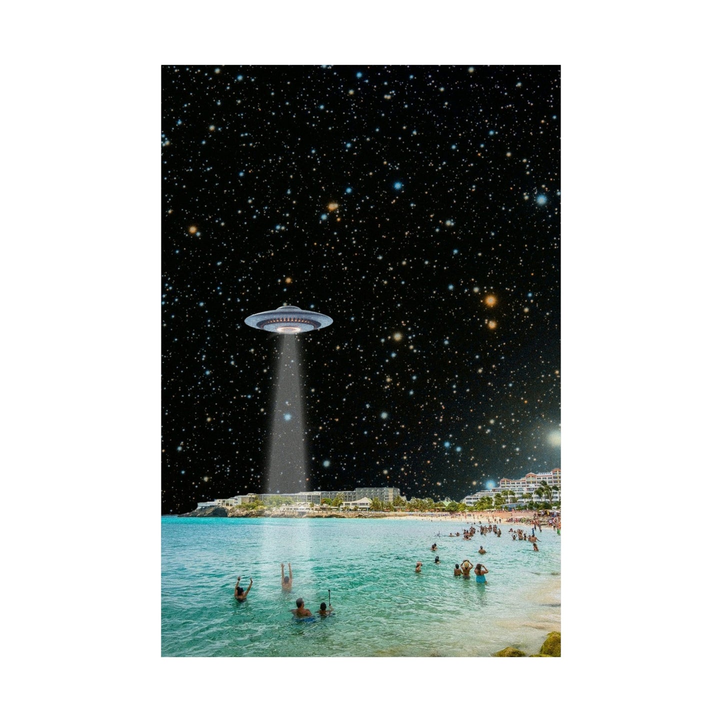 "Night Swim" Art Print