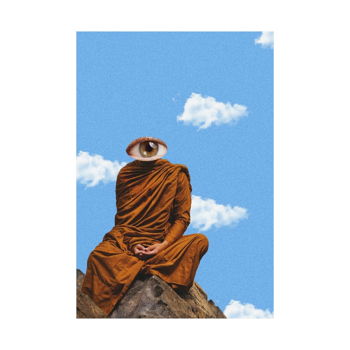 "Spiritual Monk" Art Print