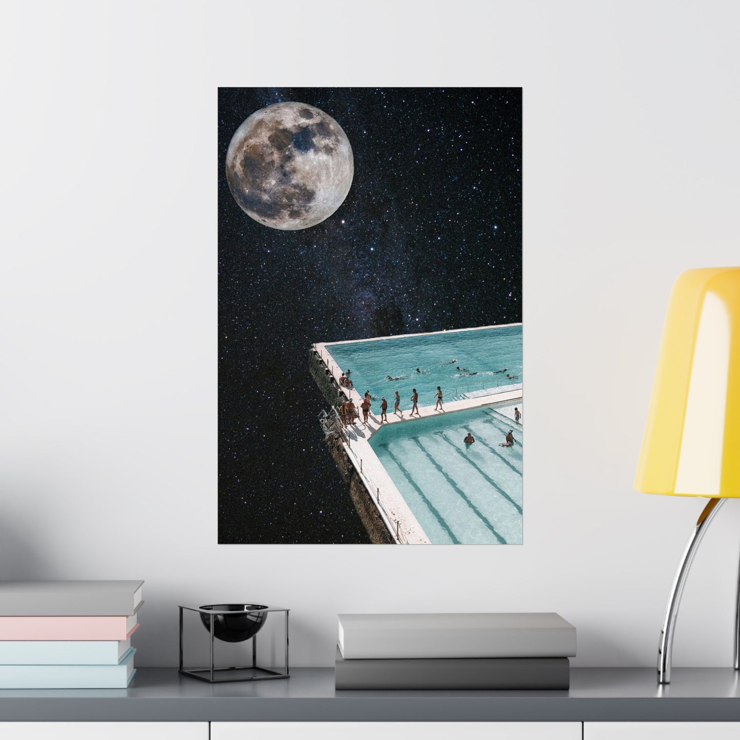 "Space Swimming" Art Print